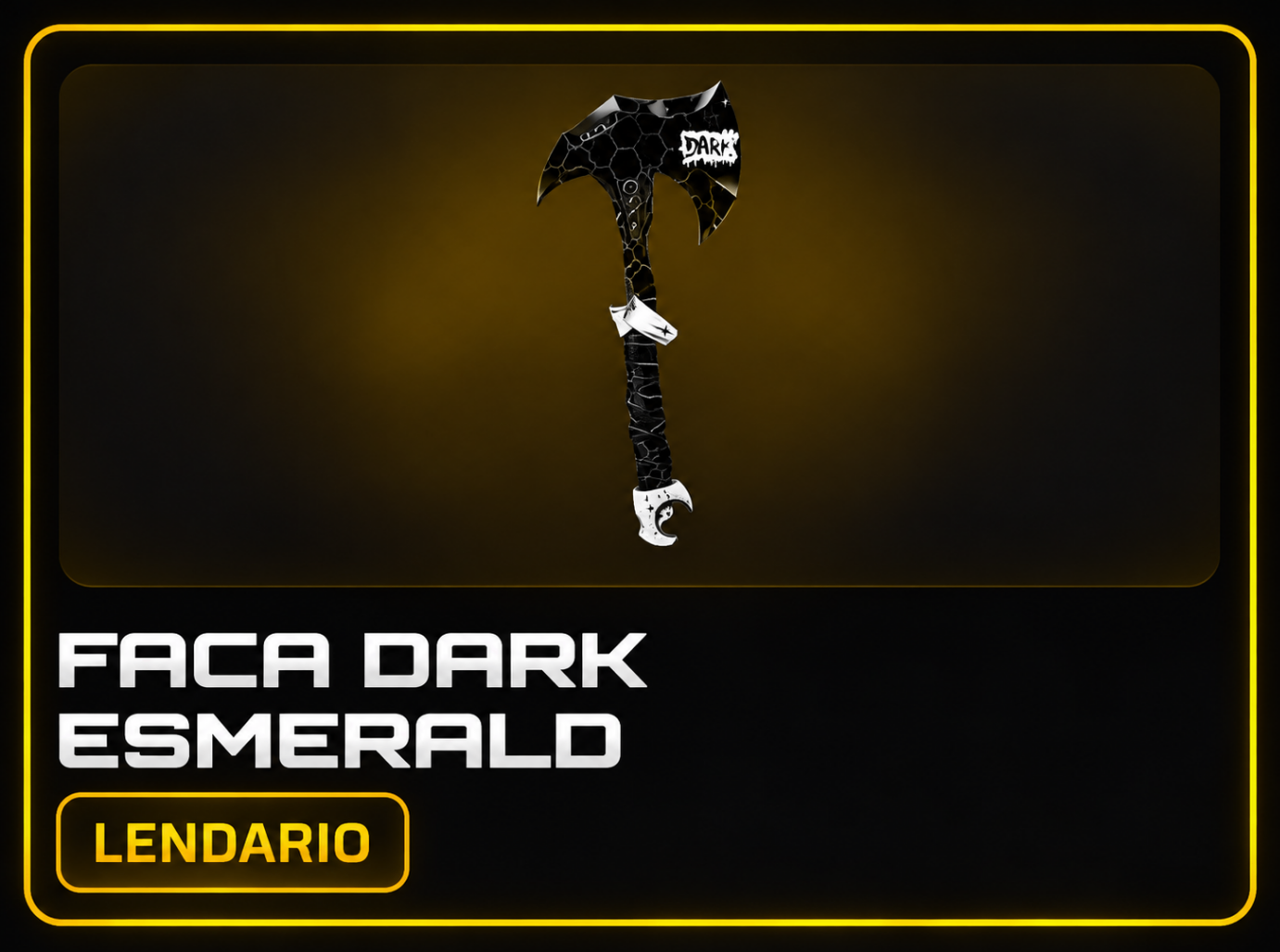 FACA DARK ESMERALD