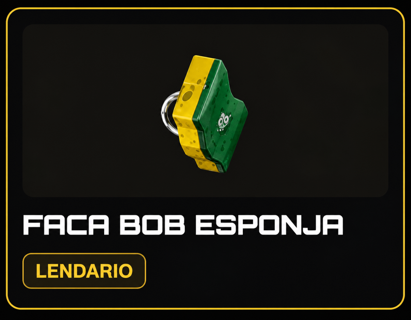 FACA BOB ESPONJA